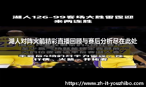 湖人对阵火箭精彩直播回顾与赛后分析尽在此处